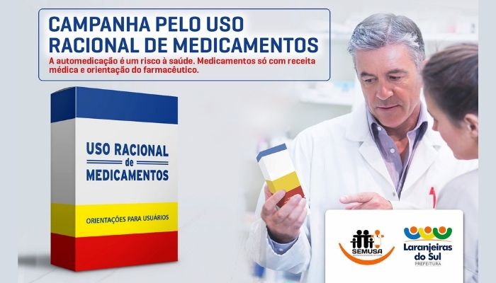 Laranjeiras - Secretaria de Saúde realiza ações sobre o uso racional de medicamentos